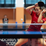Andorra, Andorra - 29.05.2025:
Enisa Sadikovic
von Team Lëtzebuerg, beim Mannschaftsspiel der Frauen Luxemburg v Monaco, an Tag 4 bei den bei den JPEE Andorra 2025, im Edifice Perecaus am 29.05.2025 in Andorra, Andorra.

Foto Christian Palmisano